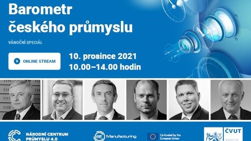 Barometr českého průmyslu živě: vánoční bilance vývoje roku 2021